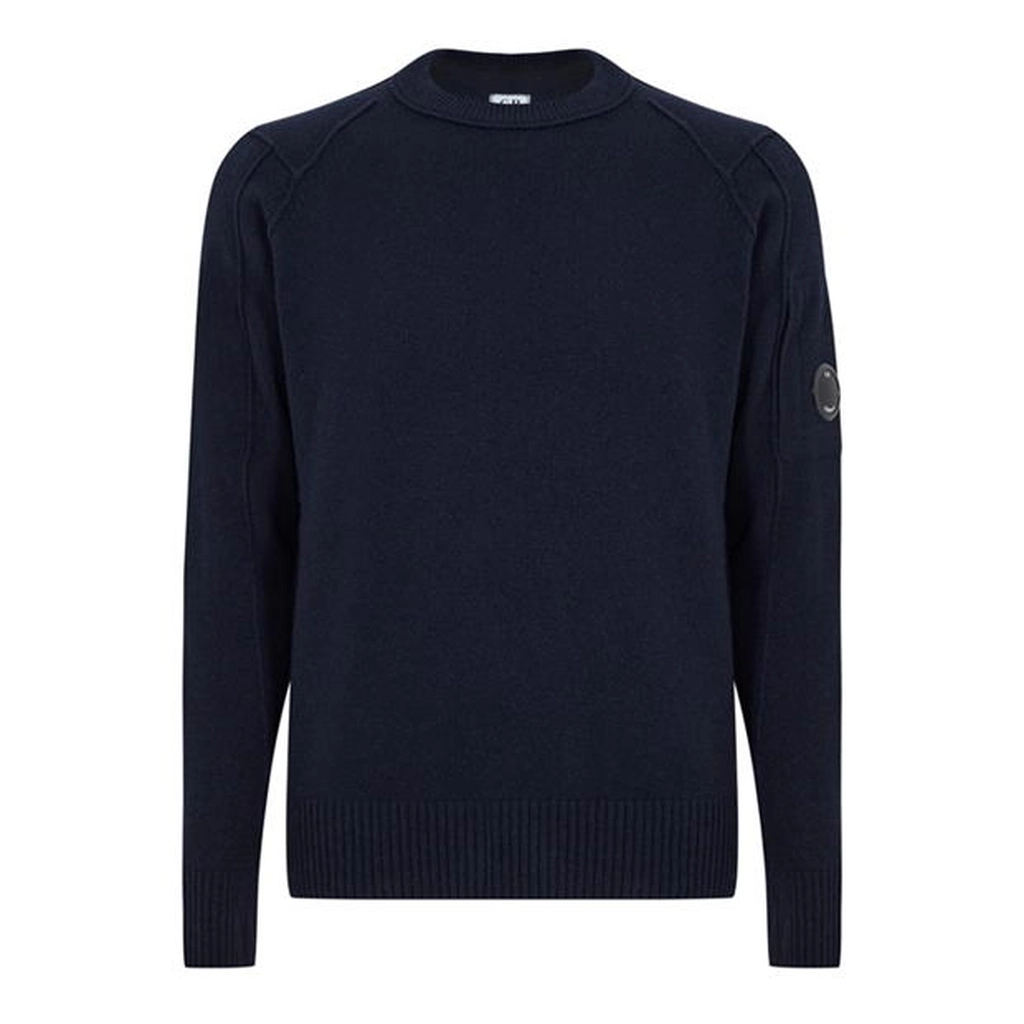 CP Company Lambs Wool Jumper - Blue